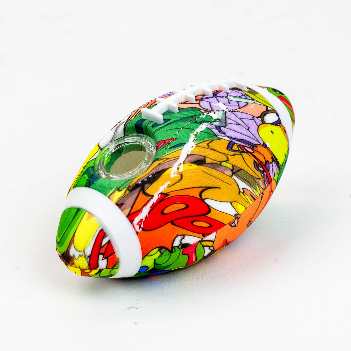 Football Silicone hand pipe Silicone Pipe BANKA Grapnic B