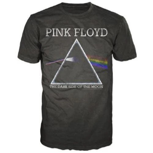 Pink Floyd | "Dark Side of the Moon" Men's T-Shirt Black - Officially Licensed Short Sleeve Philcos Medium