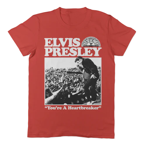 Sun Records X Elvis | "Heartbreaker" Short Sleeve T-shirt Short Sleeve Philcos Medium