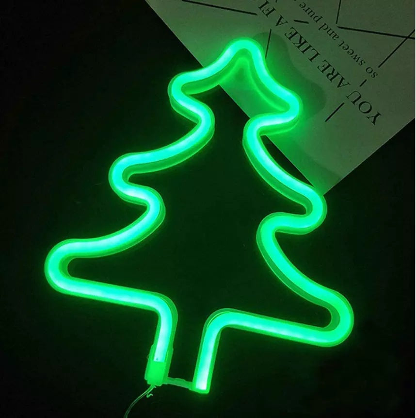 LED Neon Signs - Christmas Collections Flag · Sign Every Weekend X-Mas Tree_8"W x 10"H