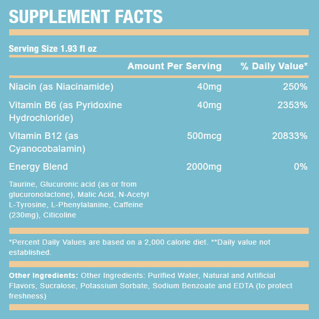 Tidal Twist Extra Strength 5-hour ENERGY Drink Energy Drink ONE