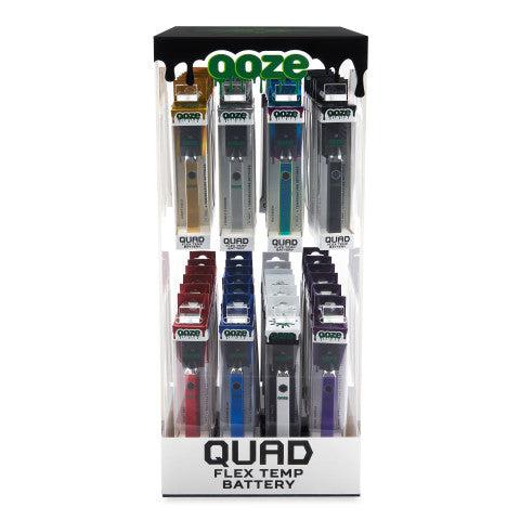 Ooze | Quad 48ct Assorted Battery Display 510 Battery Cannatron
