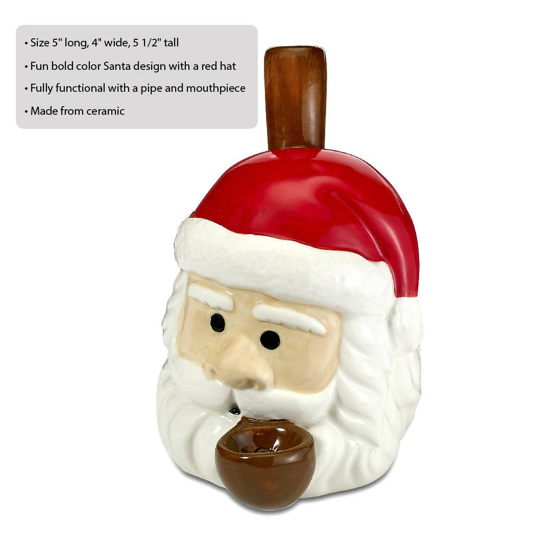Roast & Toast Santa Pipe Ceramic Pipe Roast and Toast Gifts