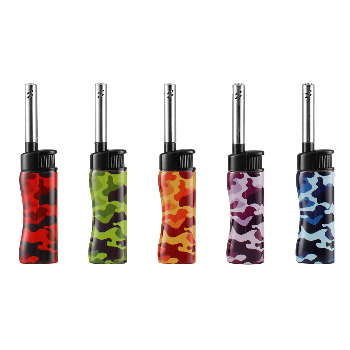 DUCO™ | EDGE – Camouflage Collection Windproof Mini Candle Lighter (Display of 50) Torch ONE TRADING