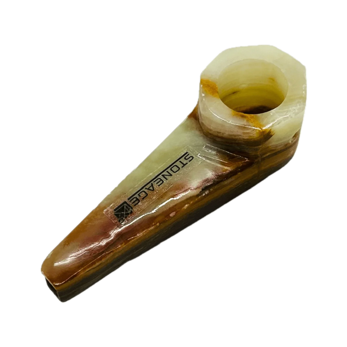 StoneAge | 3" Handmade Mini Tobacco Smoking Pipes, Includes Display Box - Pack of 8 Quartz · Stone Pipe NicePrice