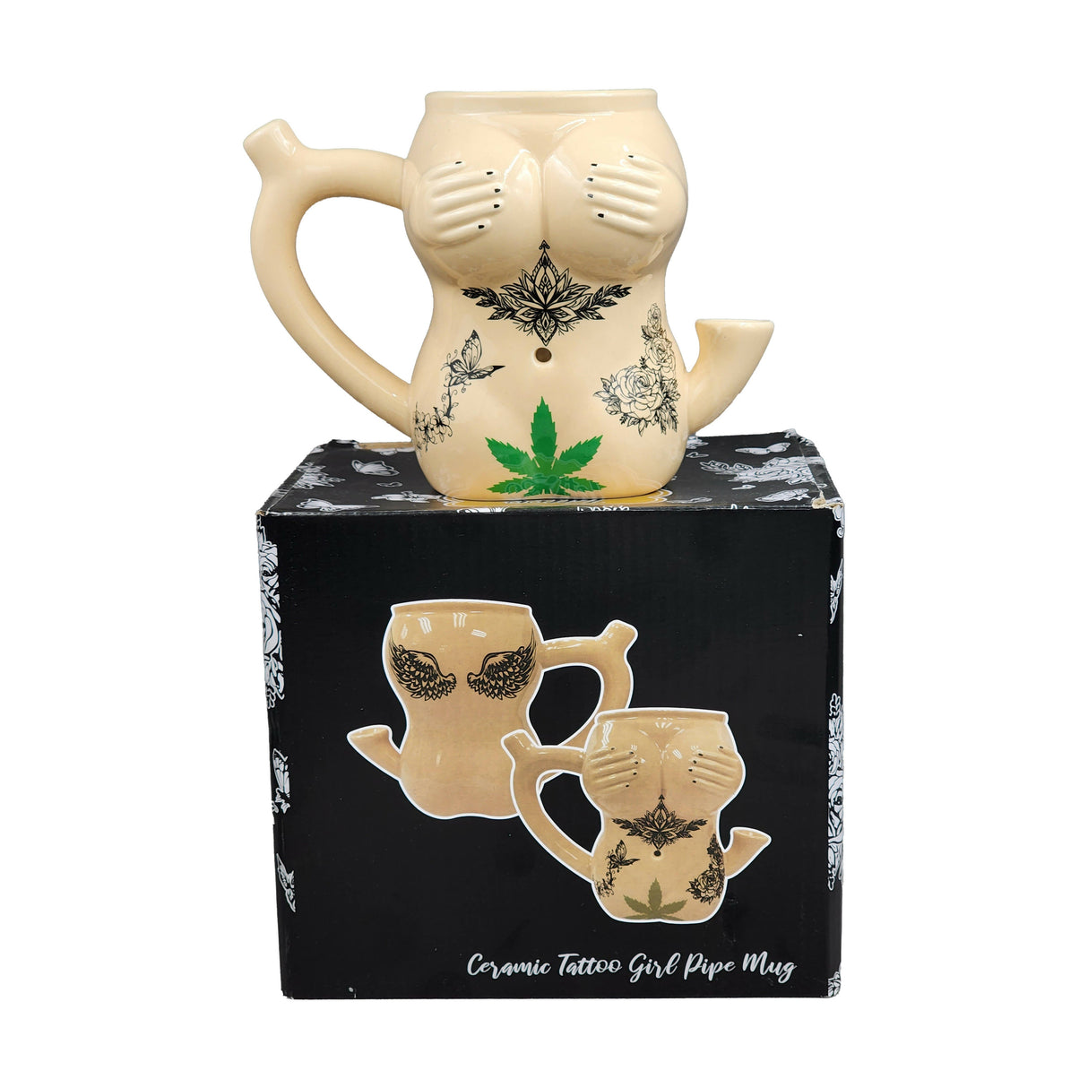 tattoo Girl mug Mug Pipe Roast and Toast Gifts