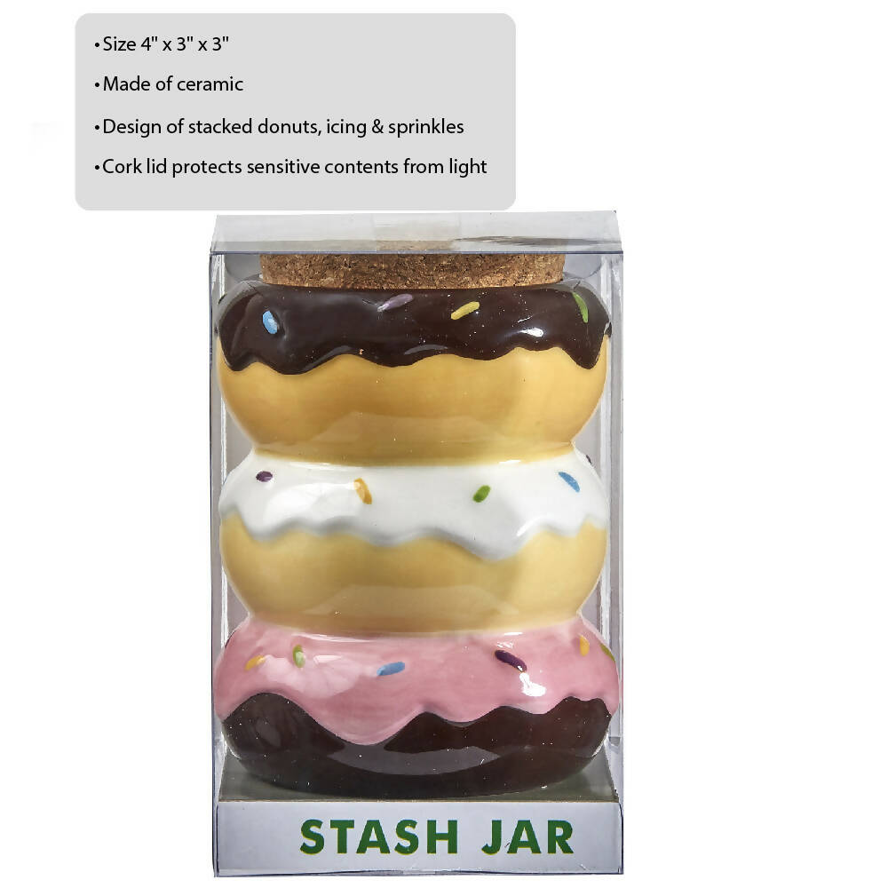 DONUT STASH JAR Jar Roast and Toast Gifts