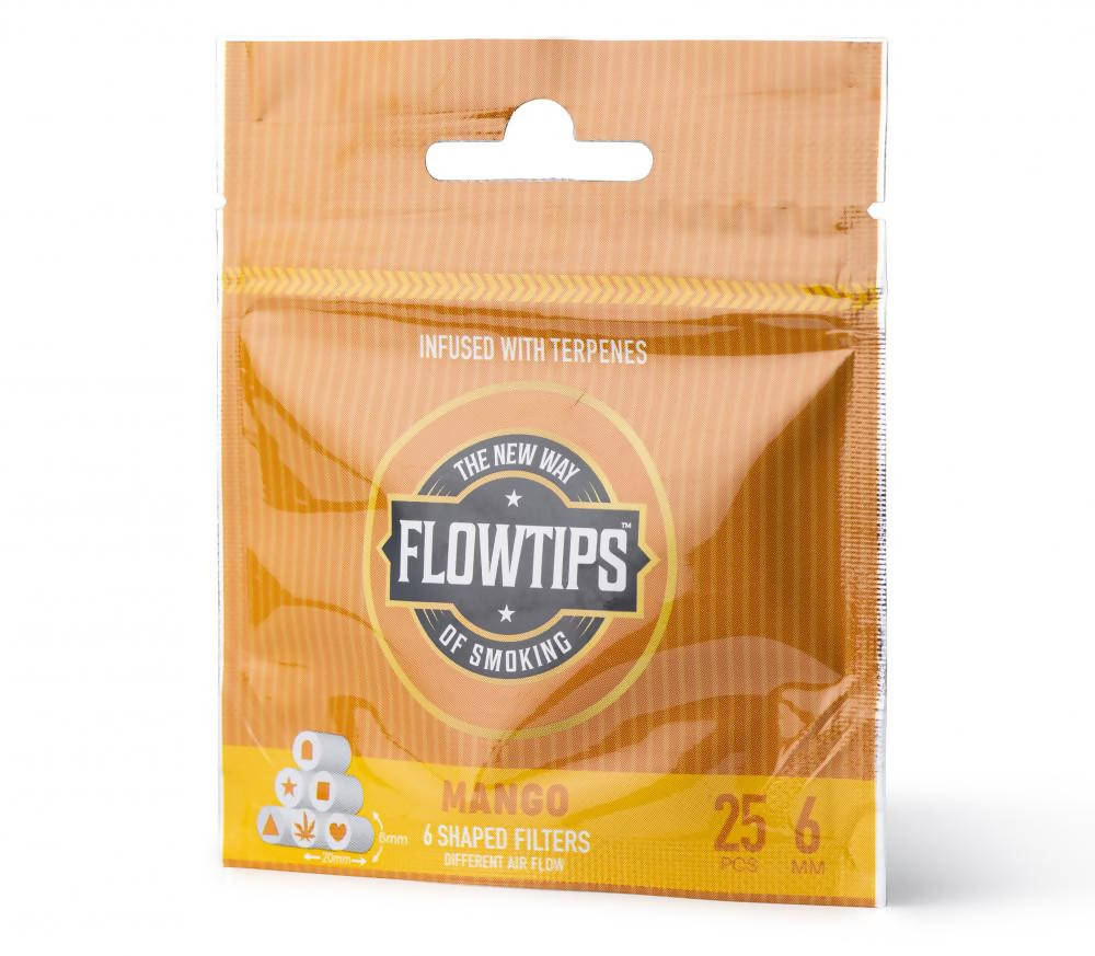 Flowtips Terpene Filter Tips - 25 ct. Bag - 10 ct. Display Filter Tip Flow-Tips