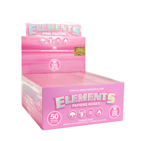 Elements Pink smoking Papers King Slim King Size ONE