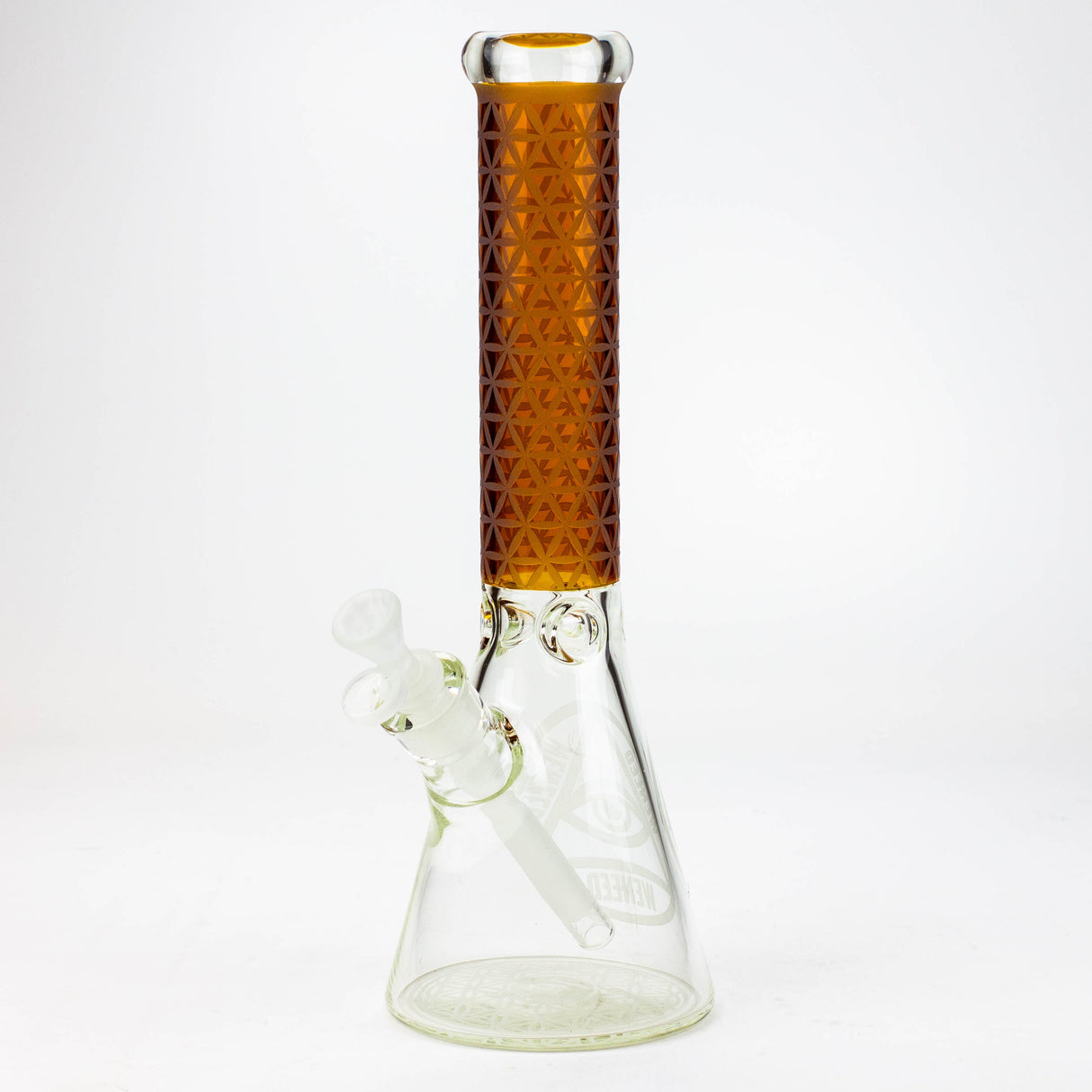WENEED®-14" Vector Grid Beaker 7mm Glass Bong WENEED® Yellow