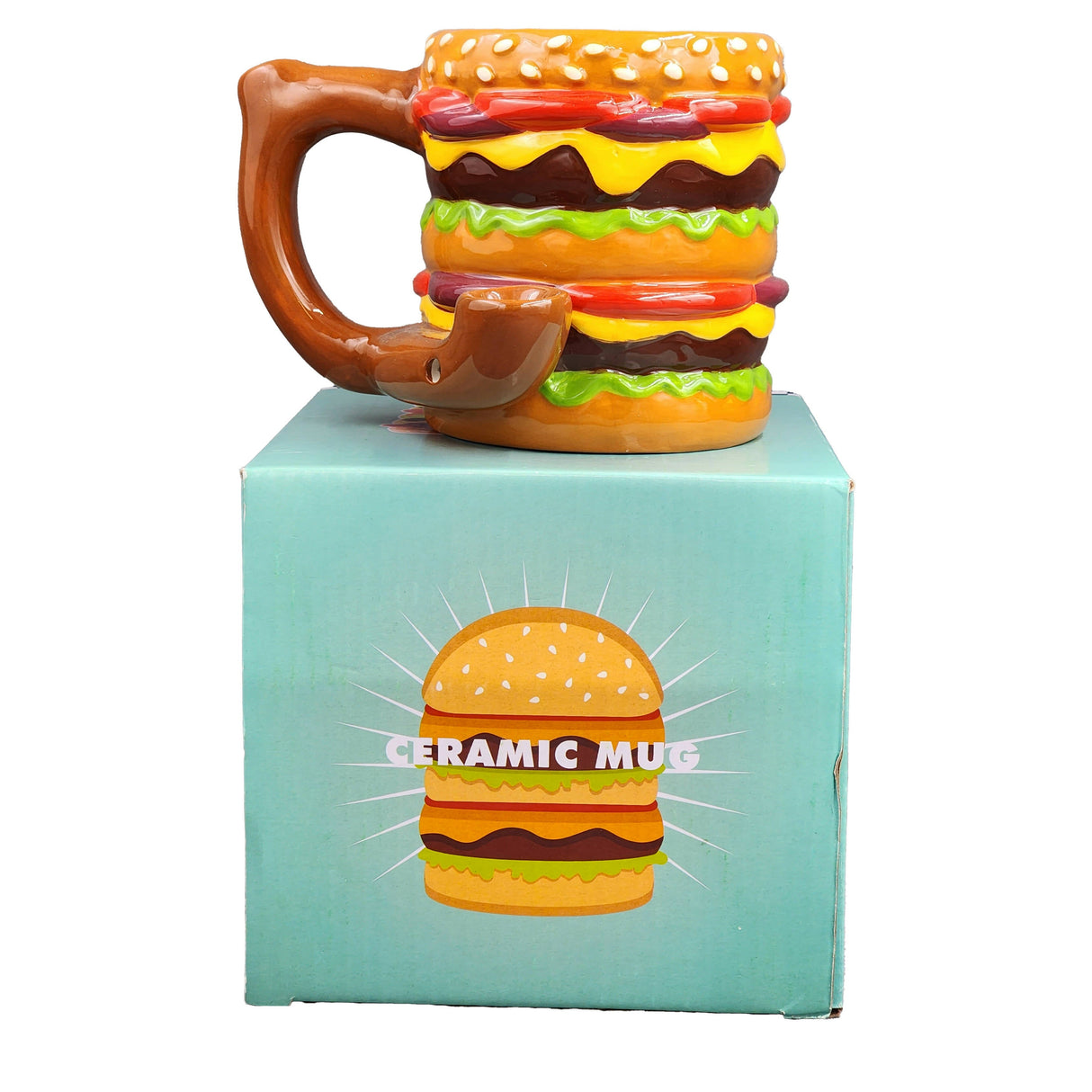 Cheeseburger pipe mug from gifts by Fashioncraft® Mug Pipe Roast and Toast Gifts