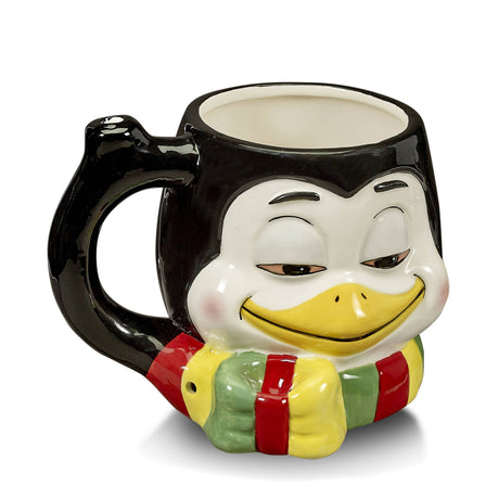 STONED PENGUIN pipe mug Mug Pipe Roast and Toast Gifts