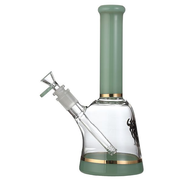 Xtreme | 11″ Color Tube Beaker Bong – (XTR-212) Glass Bong Canadian Distributor Green