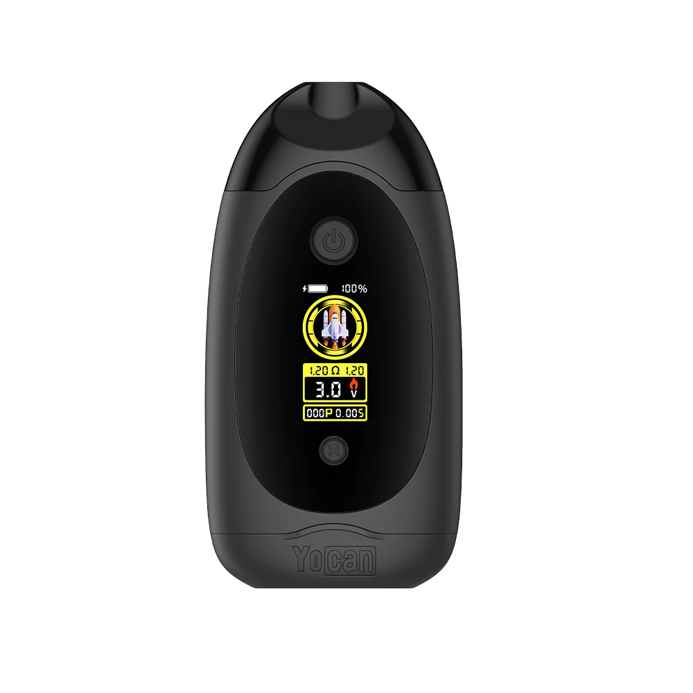Yocan | Dubb Dual Cartridge Digital Vaporizer Assorted Colours 510 Battery Smoking Cat Distribution(S) BLACK