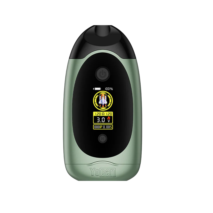 Yocan | Dubb Dual Cartridge Digital Vaporizer Assorted Colours 510 Battery Smoking Cat Distribution(S) GREEN