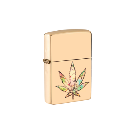 Zippo 49240 Pot Leaf Fusion Design Zippo Lighter ONE