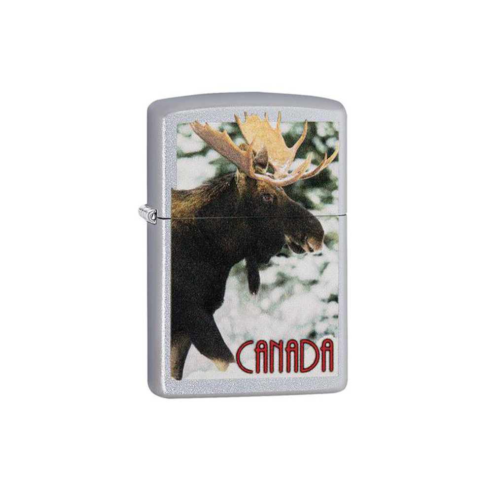 Zippo 205 91908 Canada Bull Moose Zippo Lighter ONE
