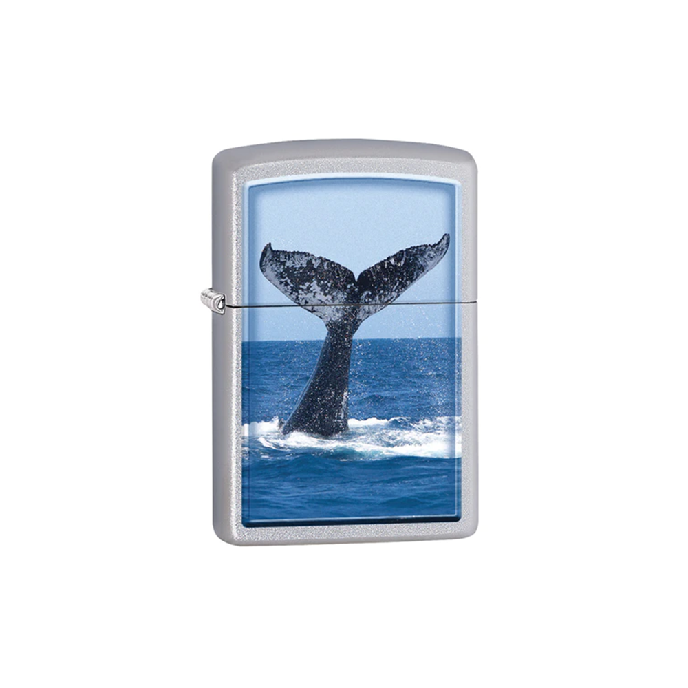 Zippo 078184 Souvenir Diving Whale Zippo Lighter ONE