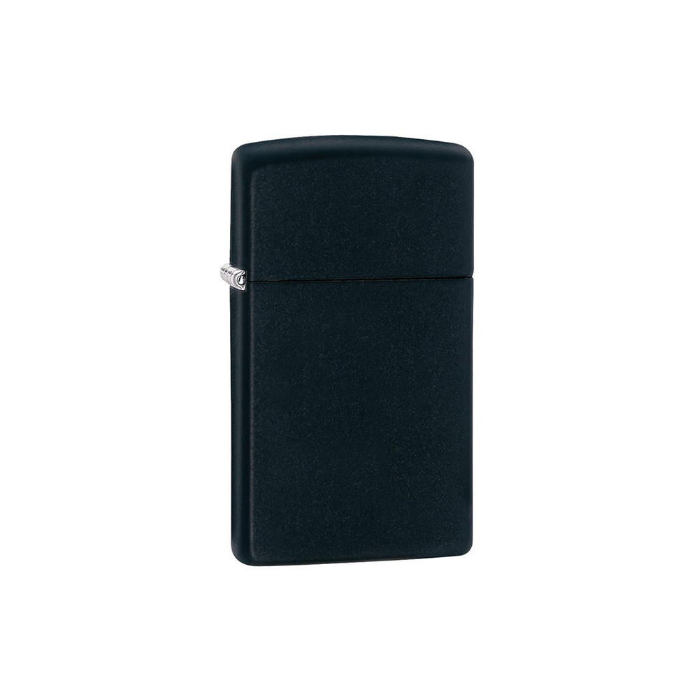 Zippo 1618 Slim Black Matte Zippo Lighter ONE
