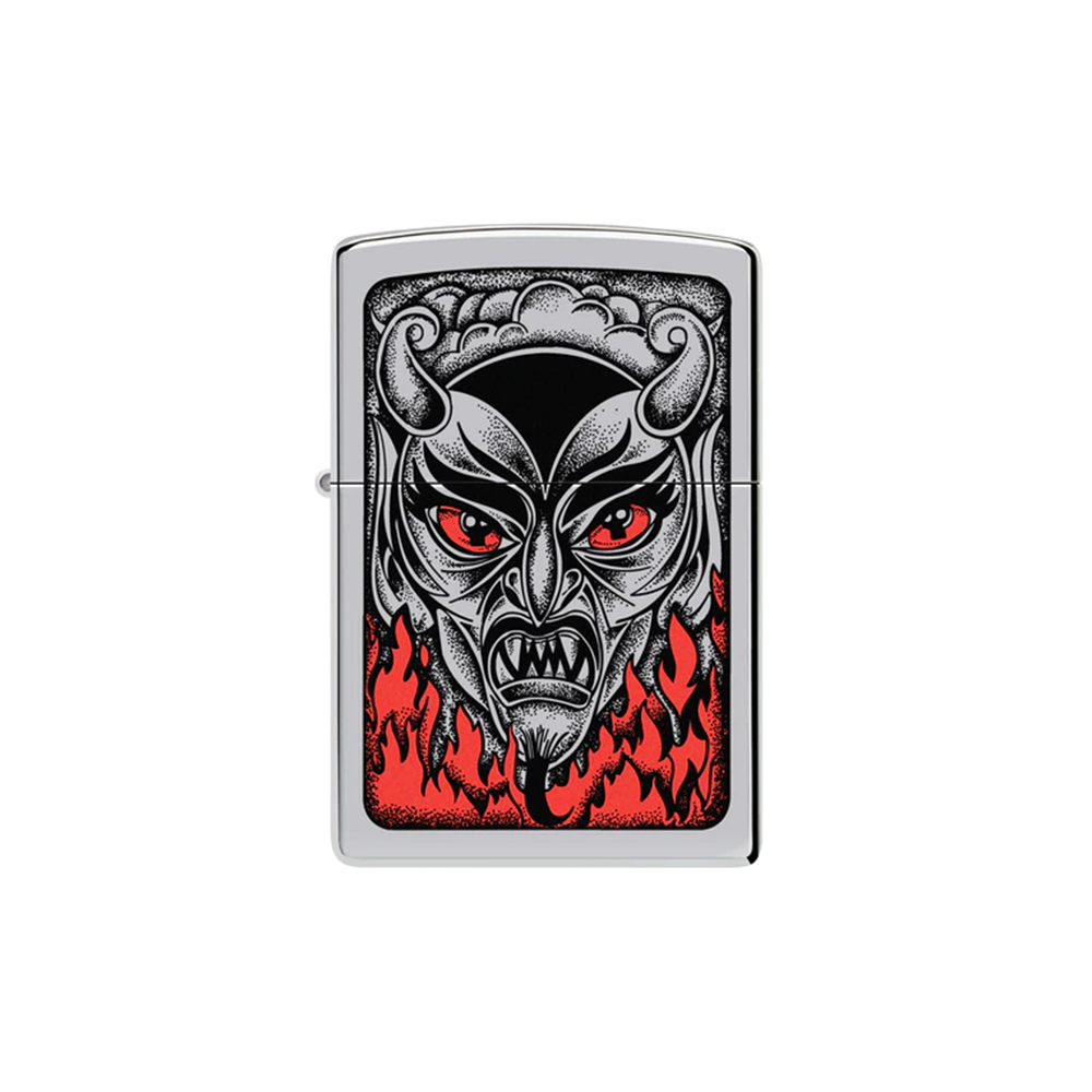 Zippo 250-110234 Devil BS FIRE DOWN BELOW Horror · Goth ONE