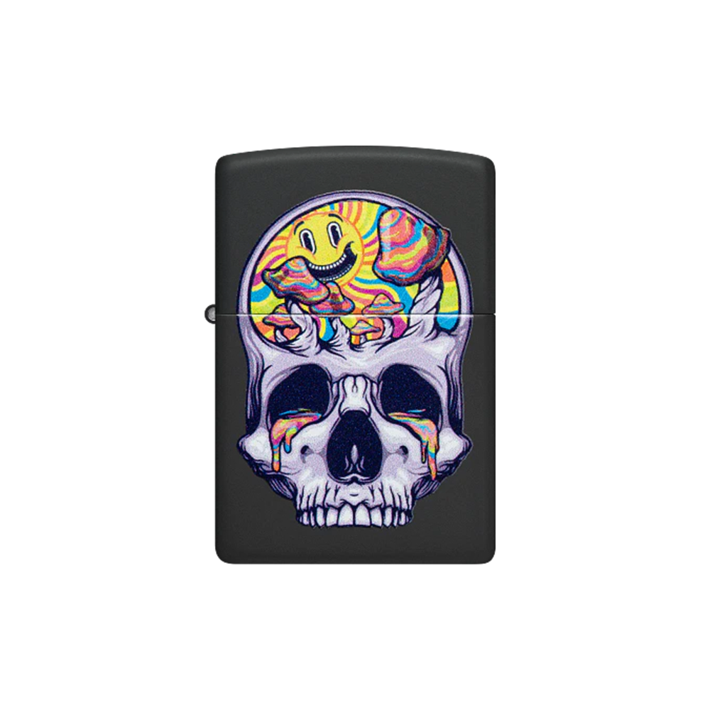 Zippo 48737 Skull Moon Design Zippo Lighter ONE