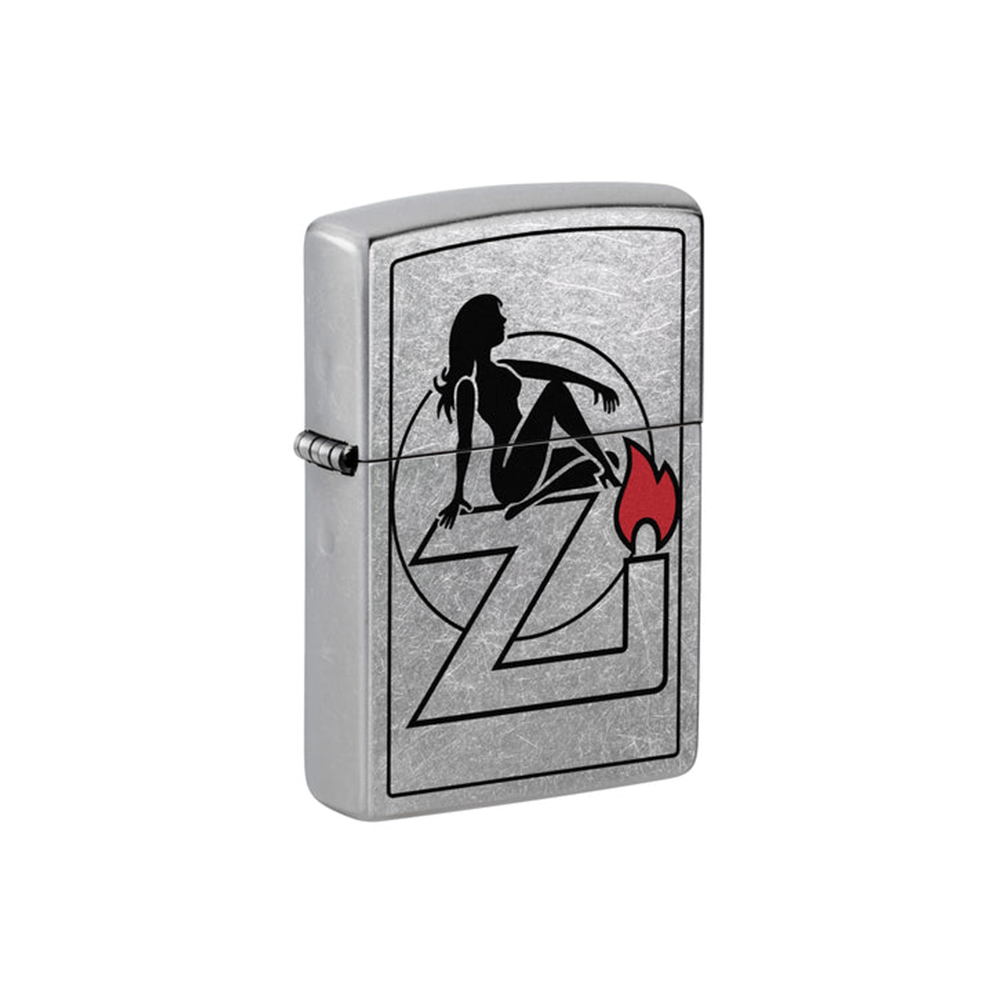 Zippo 207-110241 Flame Girl Lady with Z Zippo Lighter ONE