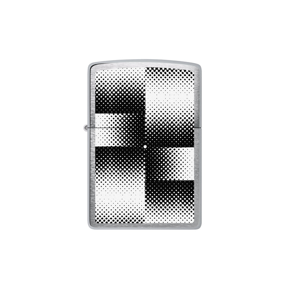 Zippo 200-110656 Black & White Checker Illusions Gambling · Spirit ONE