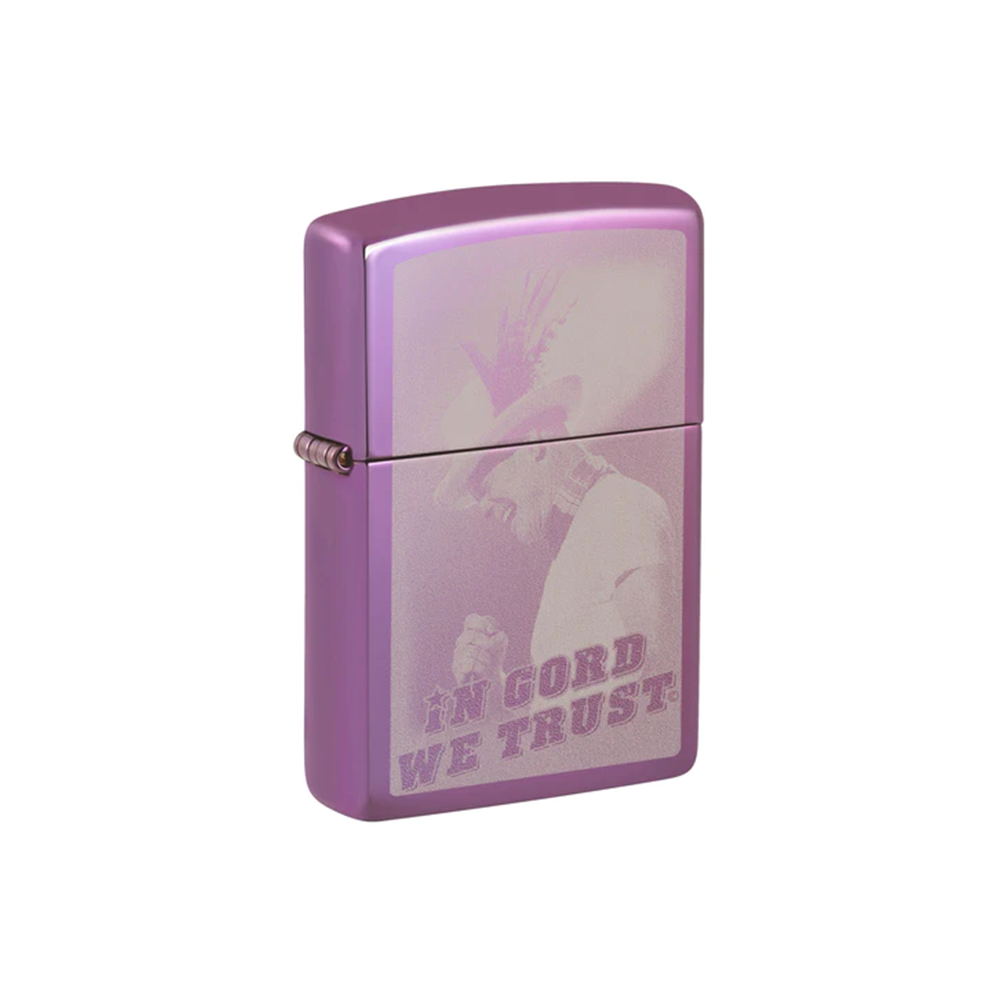 Zippo 24747 -106142 In Gord We Trust Purple Music · Art · Media ONE