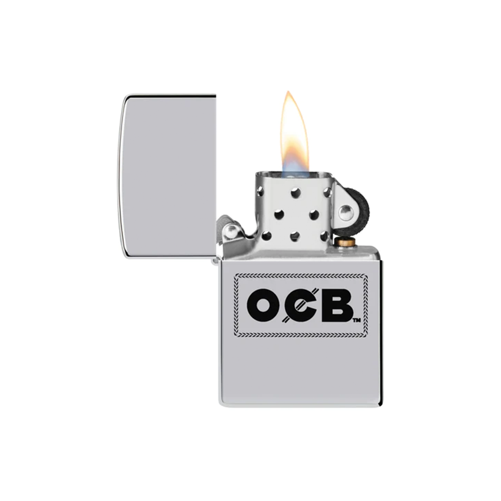 Zippo 250-109227 OCB Reg High Polish Chrome Cross Stitch Souvenir · Licensed ONE