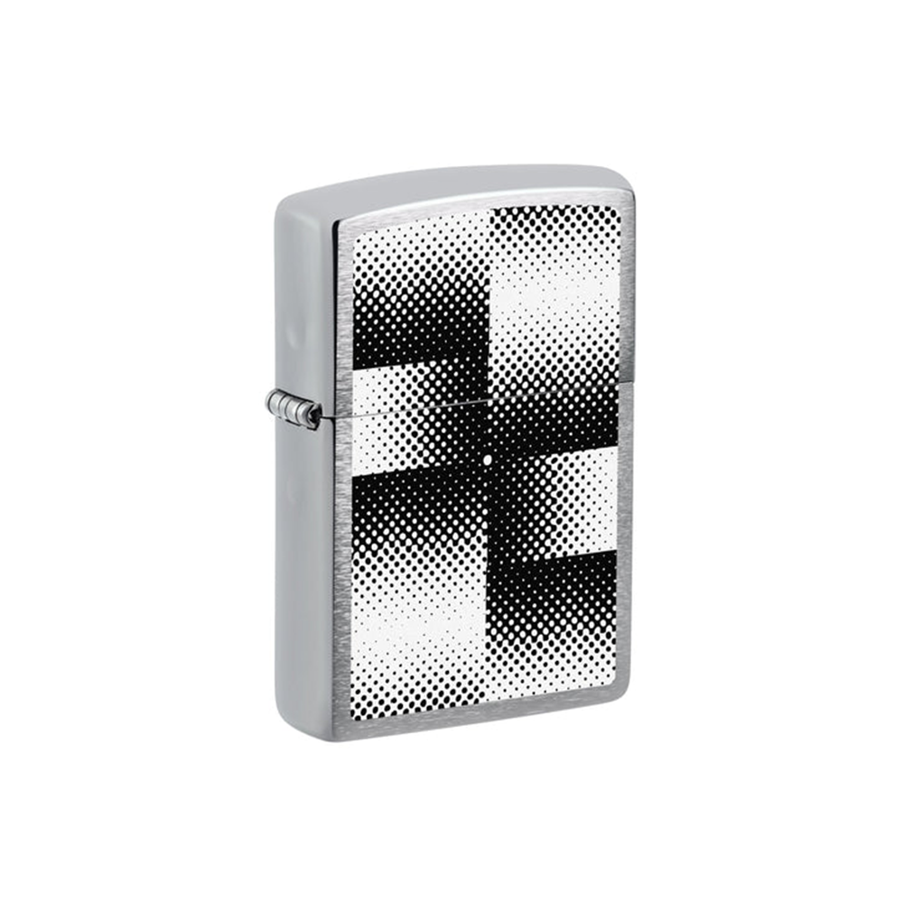 Zippo 200-110656 Black & White Checker Illusions Gambling · Spirit ONE