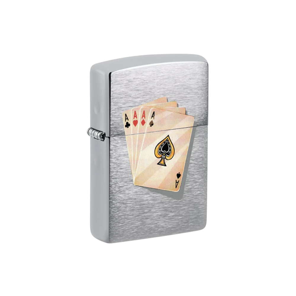 Zippo 200-110228 Four Ace's Zippo Lighter ONE