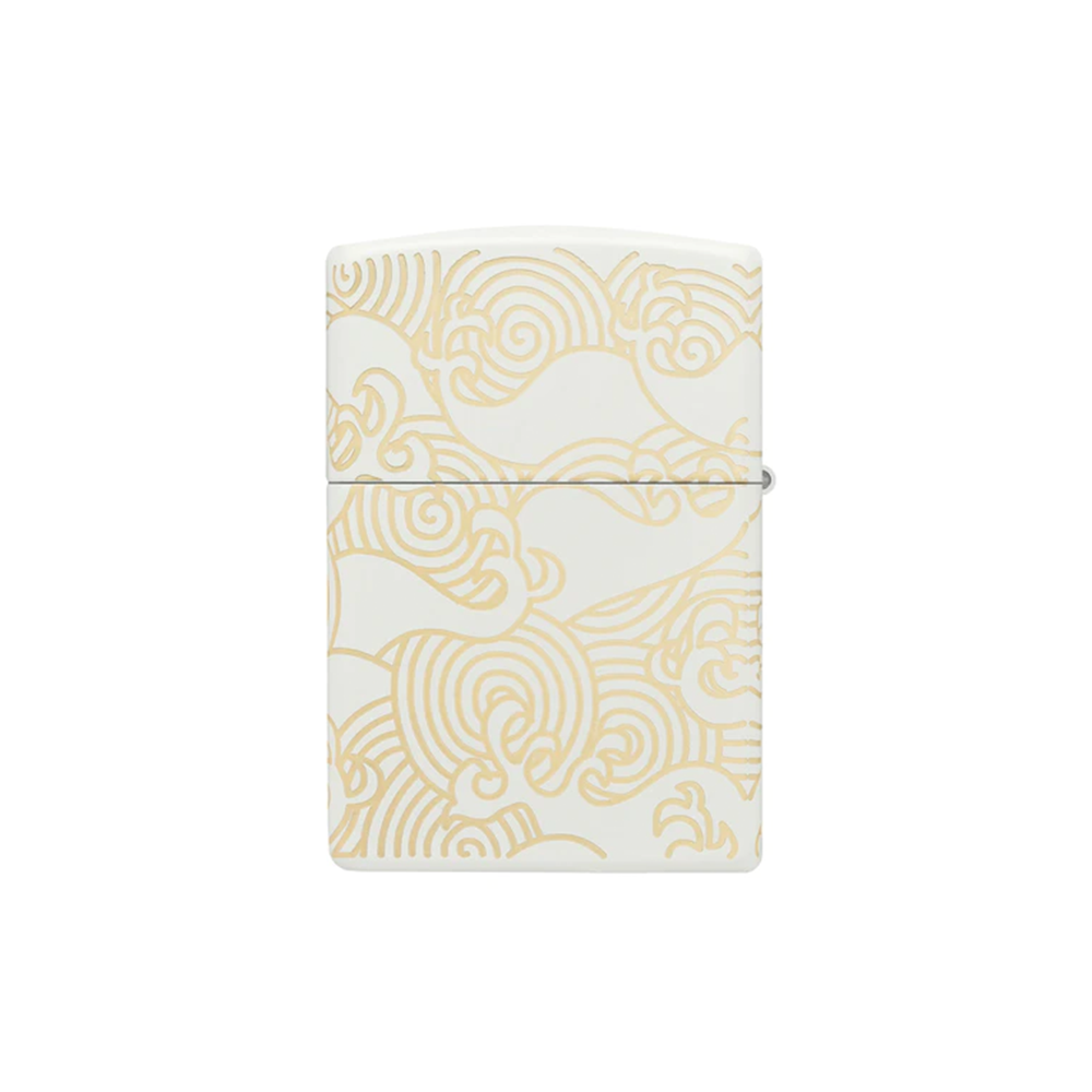 Zippo 48909 Waves Design Zippo Lighter ONE