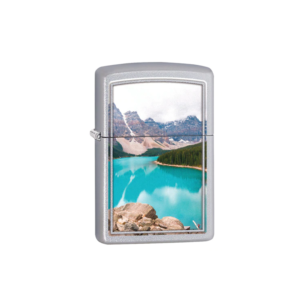 Zippo 205-078181 Souvenir Moraine Lake AB Zippo Lighter ONE