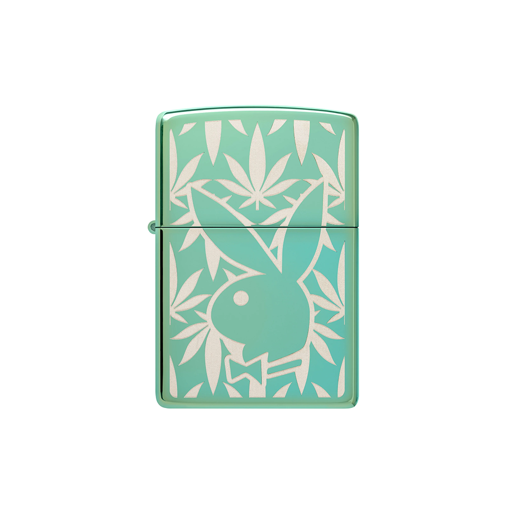 Zippo 28129 - 111129 Playboy Leaf Green Souvenir · Licensed ONE