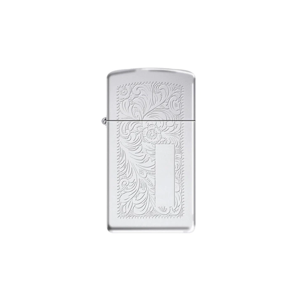 Zippo 1652 Slim® Chrome Venetian® Zippo Lighter ONE