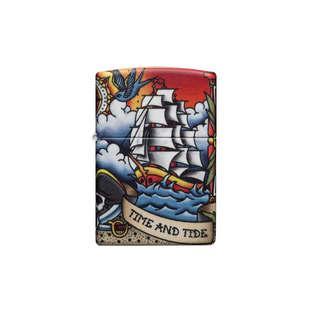 Zippo 49532 Nautical Tattoo Design Zippo Lighter ONE