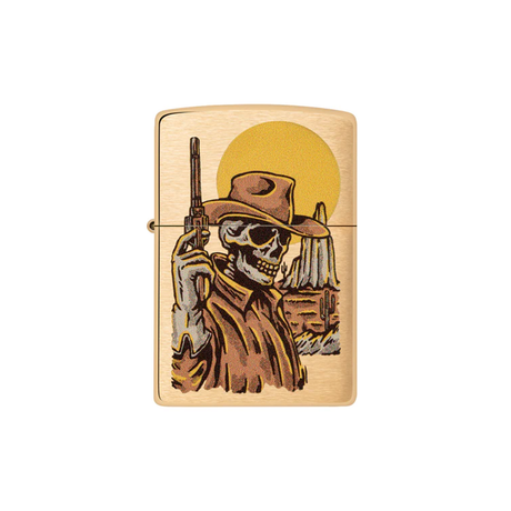 Zippo 48519 WILD WEST SKELETON DESIGN Zippo Lighter ONE