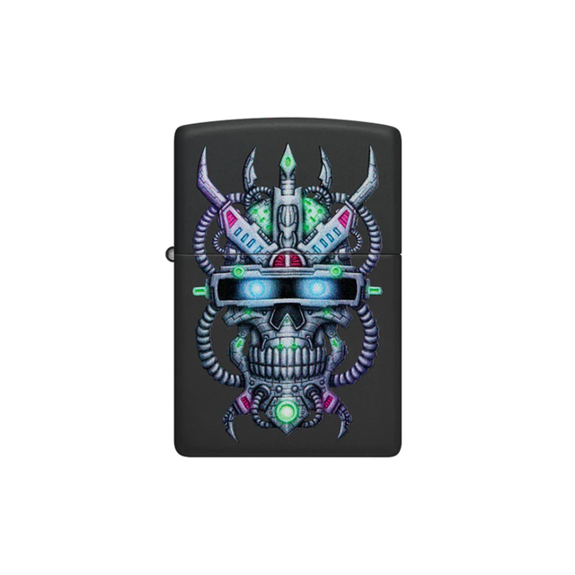 Zippo 48516 Cyber Skull Design Zippo Lighter ONE