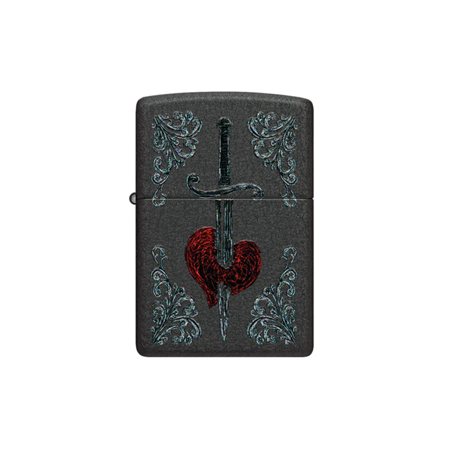 Zippo 48617 HEART DAGGER TATTOO DESIGN Zippo Lighter ONE