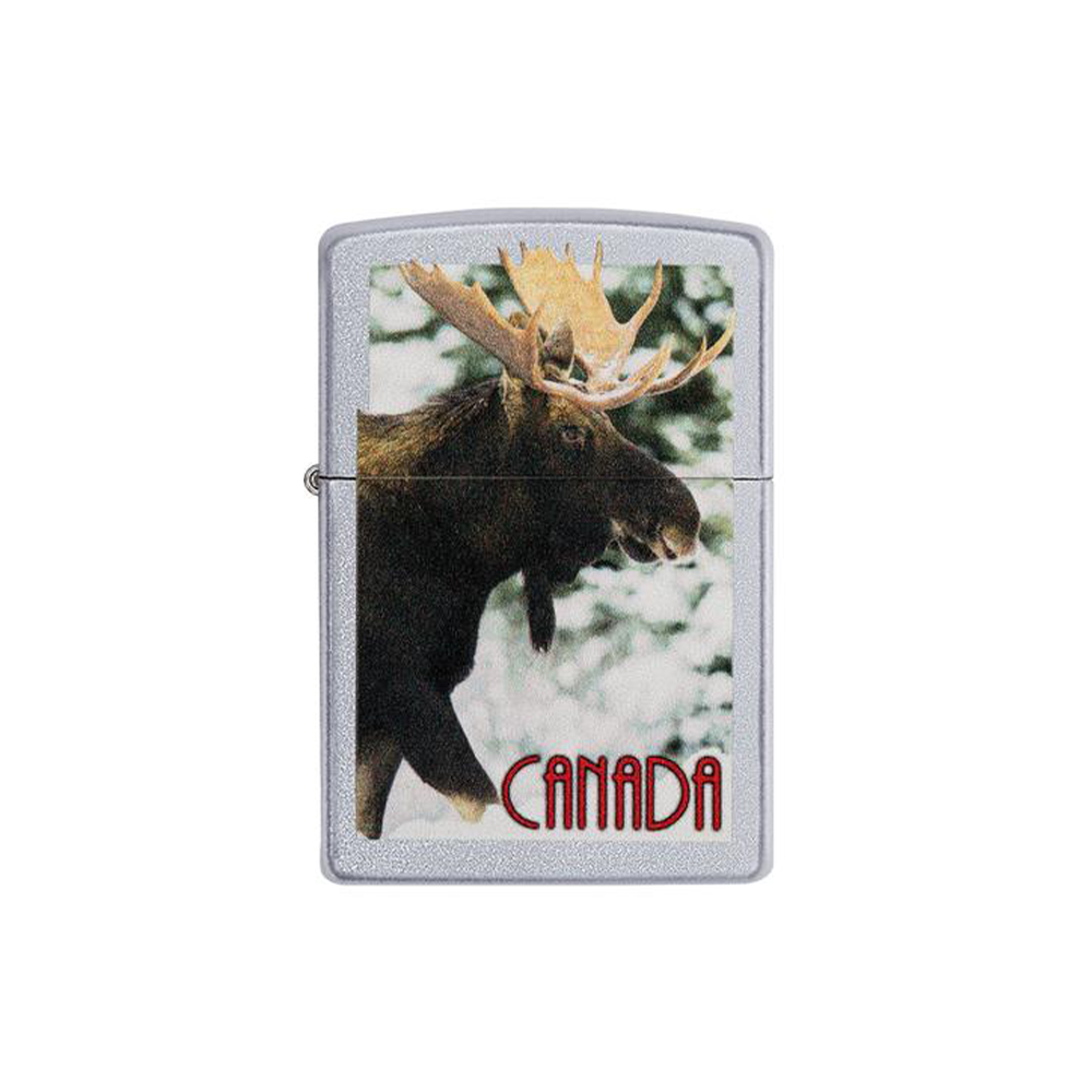 Zippo 205 91908 Canada Bull Moose Zippo Lighter ONE