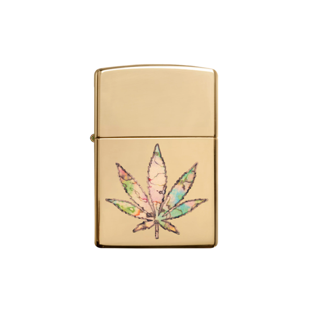 Zippo 49240 Pot Leaf Fusion Design Zippo Lighter ONE