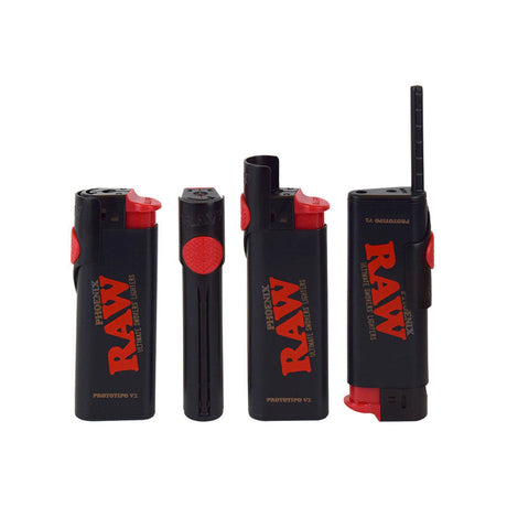 RAW | Phoenix Lighters – Adjustable Poker & Integrated Wind Screen (Tray of 30)