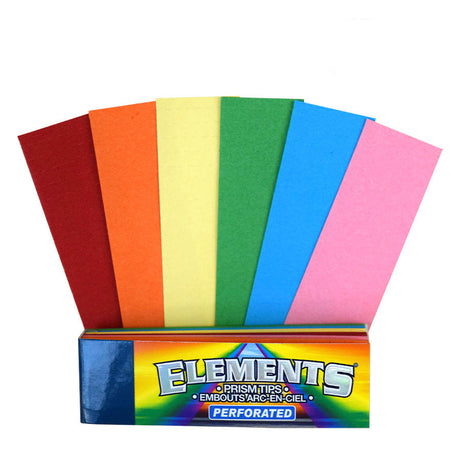 ELEMENTS | Rainbow Prism Perforated Tips-Box of 50 Filter Tip ONE