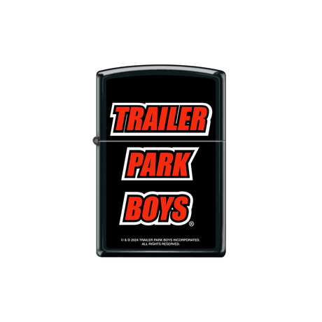 Zippo 114504 Trailer Park Boys Logo Black Matte Zippo Lighter ONE