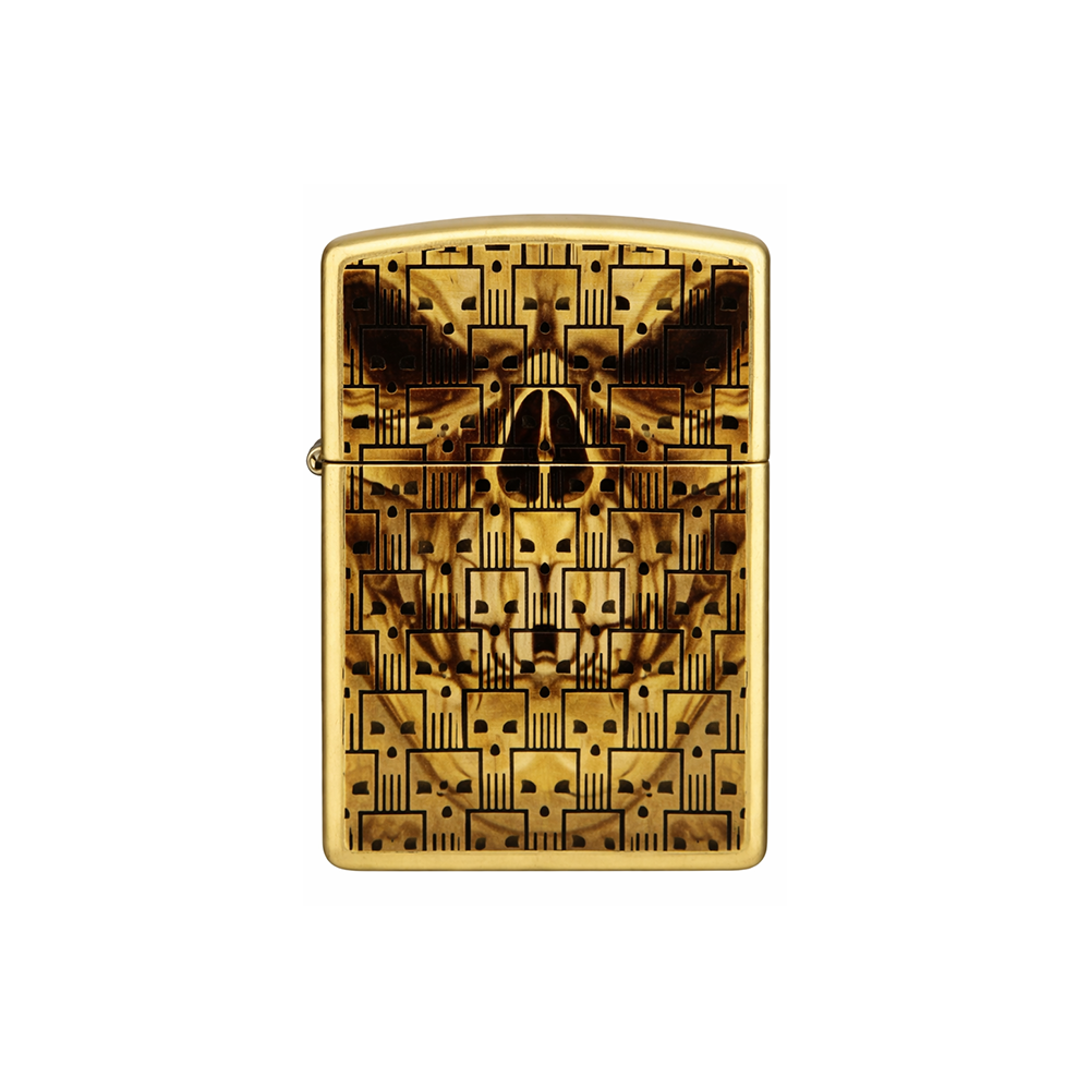 Zippo 46937 Skull Design Horror · Goth ONE