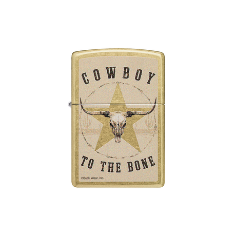 Zippo 48937 Buck Wear™ Cowboy to the Bone Design Souvenir · Licensed ONE