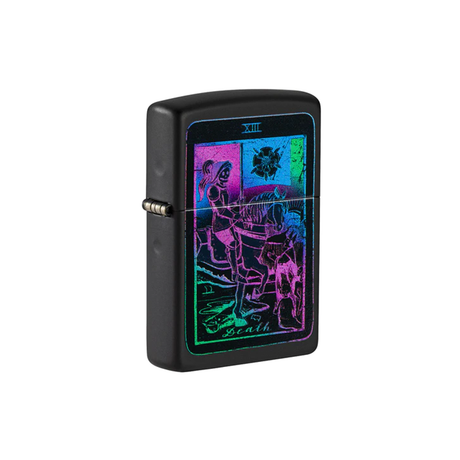 Zippo 49698 Black Light Tarot Card Design