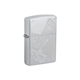 Zippo 46481 Which Way? Lined Arrow Design Zippo Lighter ONE