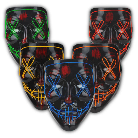 LED Neon Mask for party or Halloween Costume
