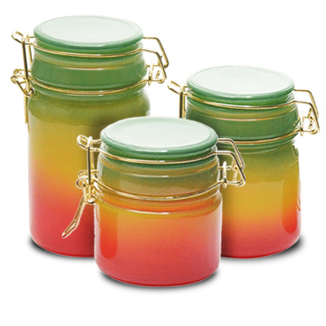 Rainbow Color Glass Storage Jar-Multiple Sizes Available [SMKZ-140] Jar Canadian Distributor